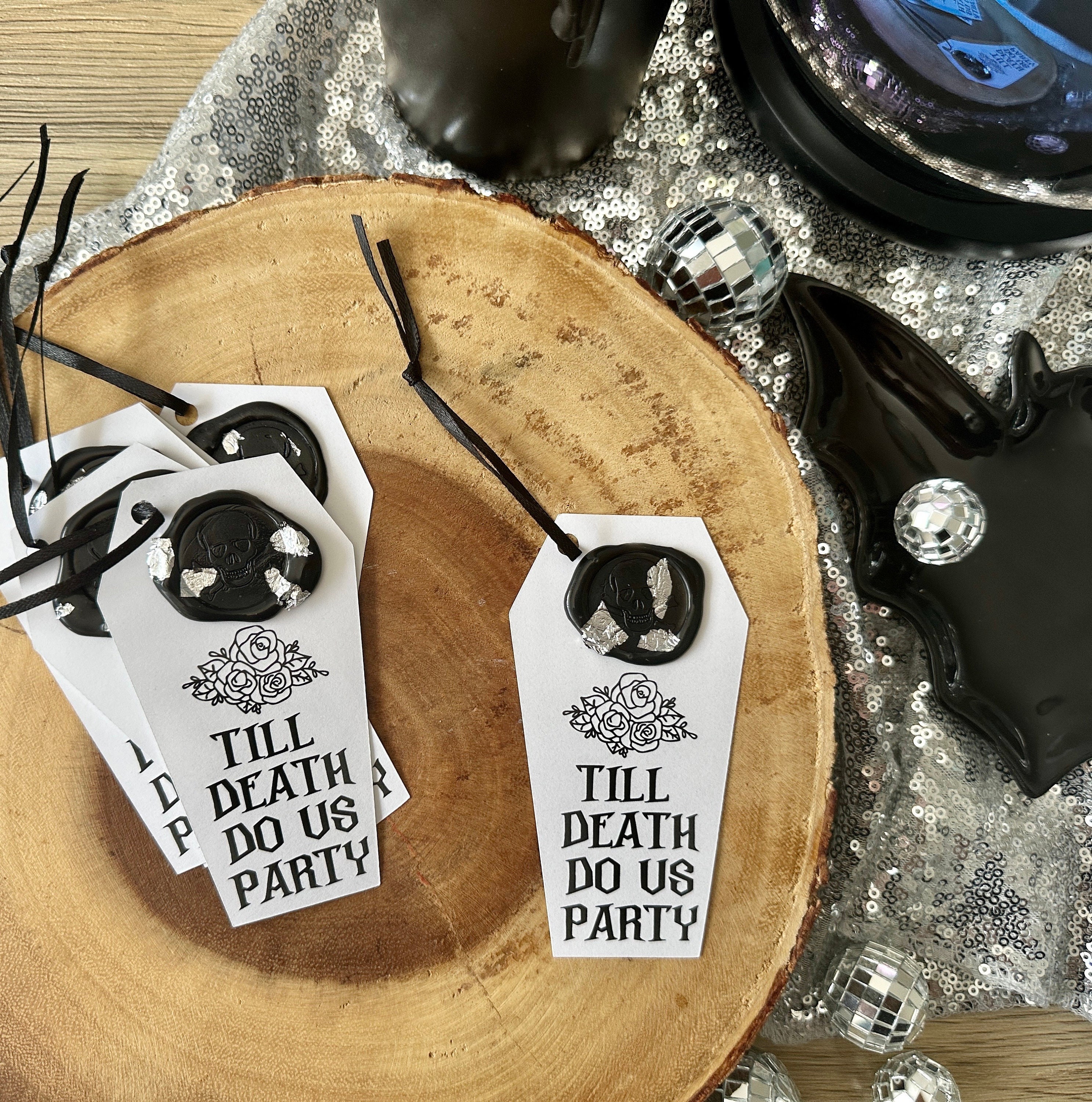 Till Death Do Us Party Hang Tags Till Death Do Us Party Hang Tags