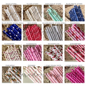 Crown Straws Qty. 12 Where the Wild Things Are Wild One Birthday Wild One Straws Young Wild and Three Wild One Party Decor image 9