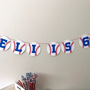Baseball Banner (Qty. 1)| Sports Banner| Baseball Birthday Decor| Sports Party Decor| Home Run Ball Display| Home Run Party| Sports Birthday
