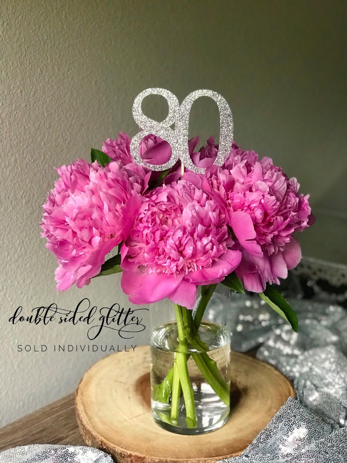 80th Centerpieces Qty. 1 80th Anniversary Party 80th - Etsy