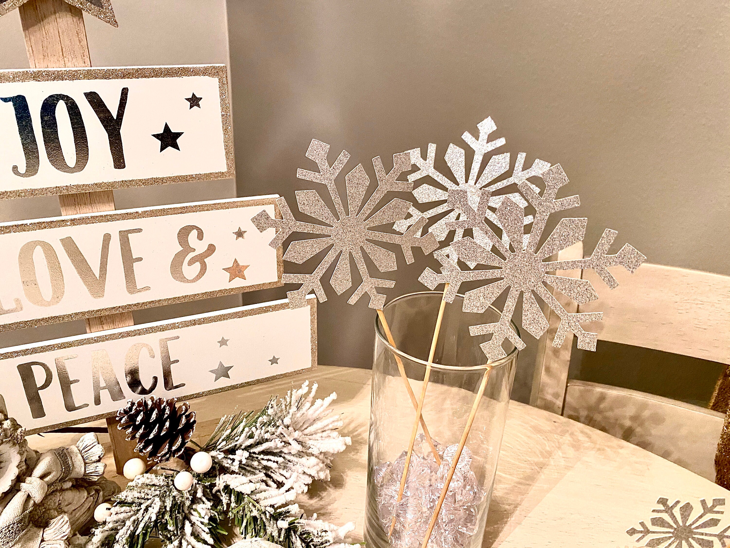 Snowflake Centerpiece Qty 3 Onederland Centerpiece Winter Wonderland Snowflake Birthday Decor Snowflake Wedding Frozen