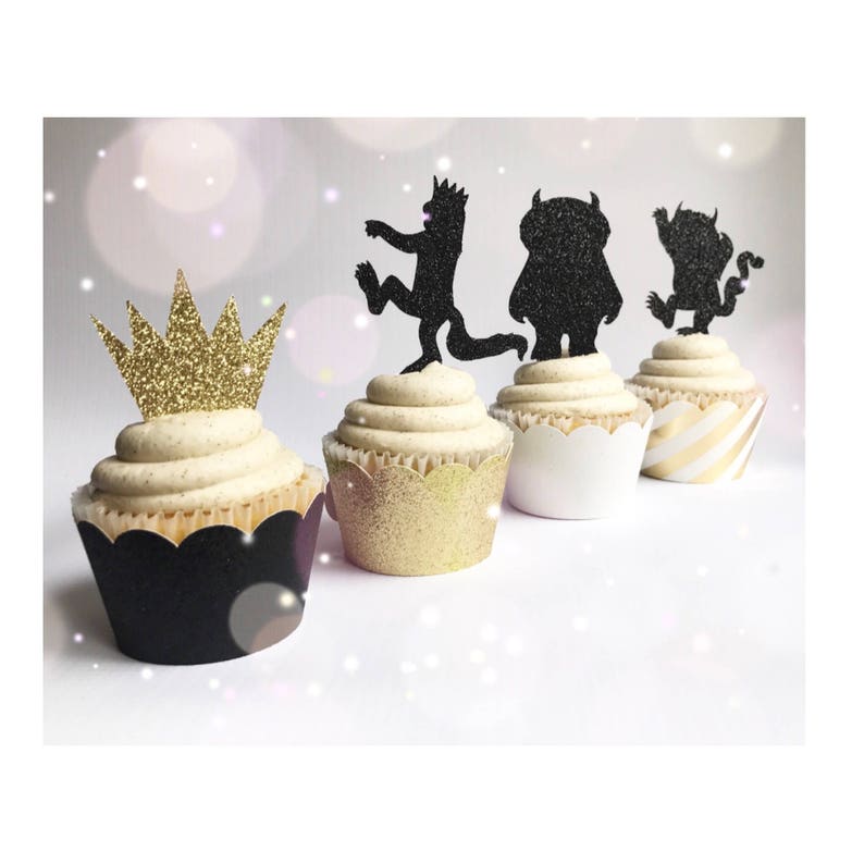 Where the Wild Things Are Cupcake Toppers| Wild One Cupcake Toppers| Wild One Picks| Wild One Cakes| Wild One Decorations| Wild One Boy 