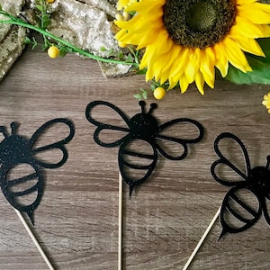 Centrotavola con api Qtà. 3/ Decorazione compleanno ape/ Baby shower ape/ Addio al nubilato ape/ Che cosa sarà l'ape/ Decorazioni per la festa delle api/ Da mamma ad ape