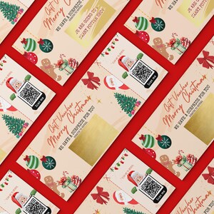 Gratta e vinci di Natale, Buono regalo di Natale Gratta e scopri, Biglietto gratta e vinci, Buono regalo di Natale, Biglietto di Natale, Buono regalo