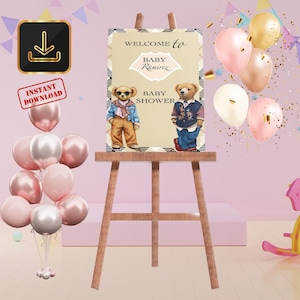 Pièce maîtresse de la carte d'anniversaire de bienvenue Polo Ralph Lauren, décoration de polo tendance pour enfants, bannière d'anniversaire et toile de fond d'anniversaire