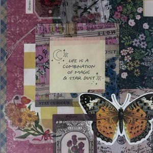 Magic & Star Dust Original Mixed Media Art