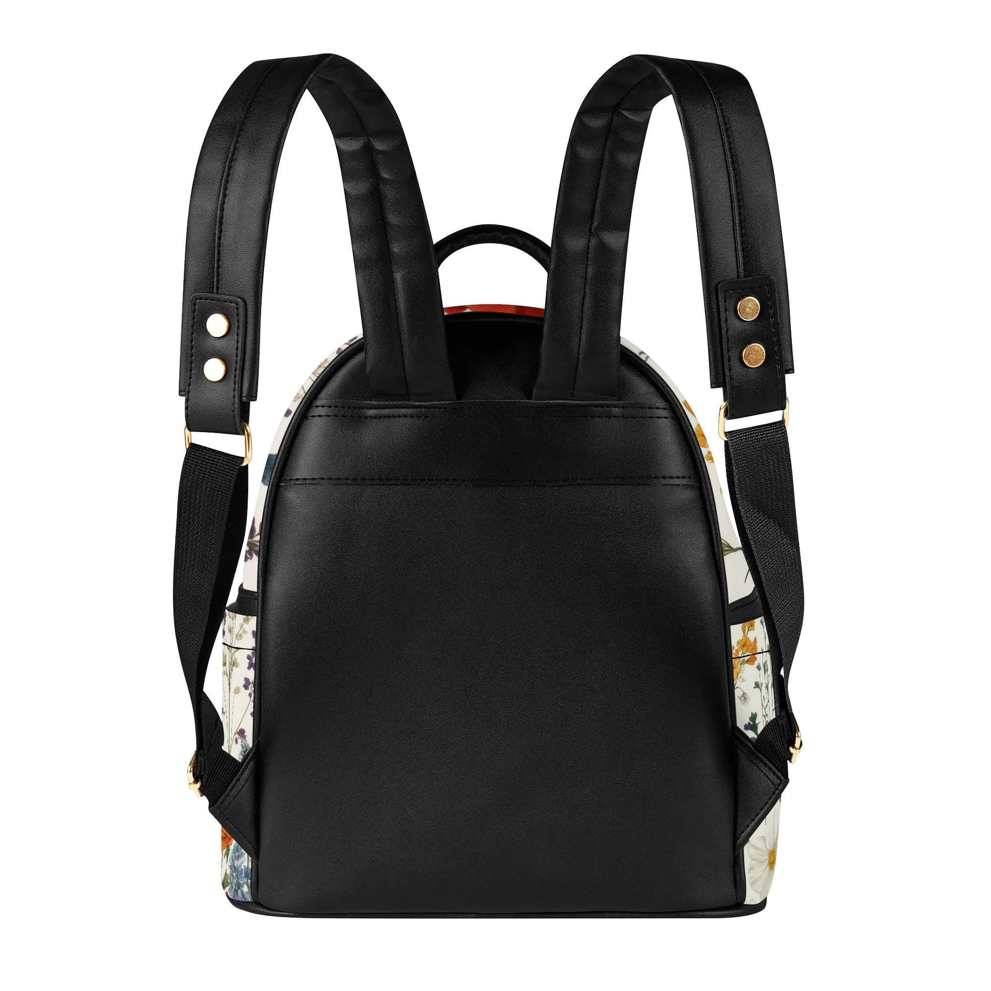 Mini Vegan Leather Backpack Purse with Floral Design, Water Resistant Travel Jessica-Simpson-Mini-  main image 2