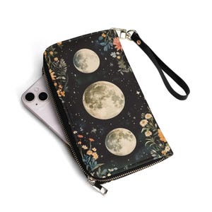 Moon Girl Vegan Leather Wallet - Stylish and Durable - Perfect for Everyday Use