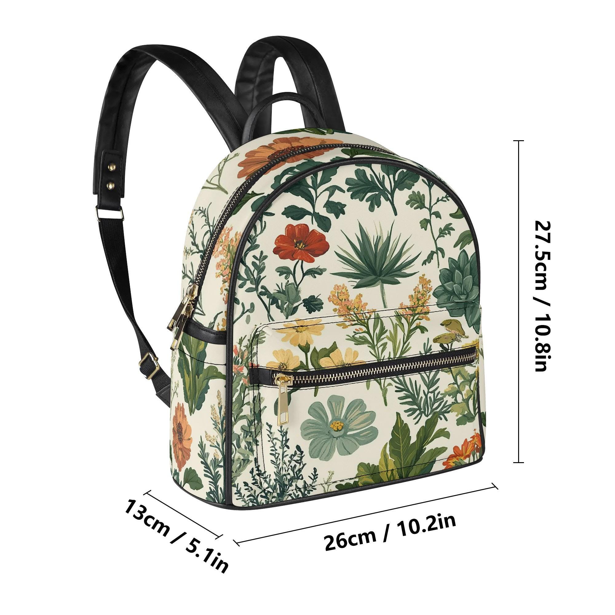 floral mini backpack purse Mebie Baby Navy Youll also find a 3D bow handle for an extra sweet detail Mini Backpack - Floral On