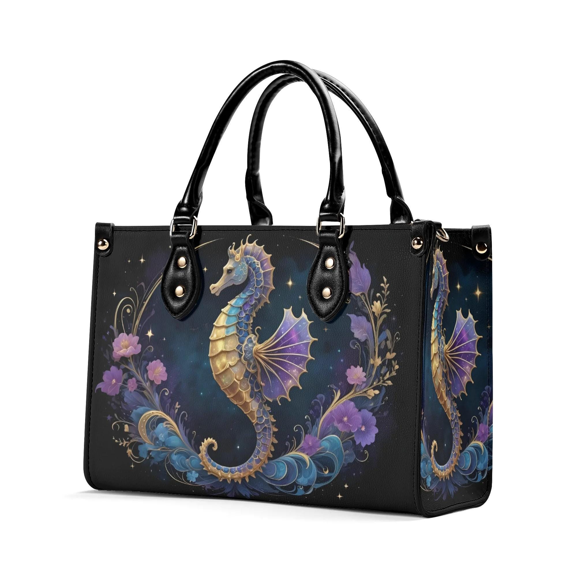 Cute Seahorse Bag Cute Crossbody Bag Cute Purse, Top Handle Bag