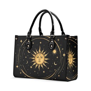 Bolso retro Sky, bonito bolso cruzado, bonito bolso con asa superior, bolsos Witchcore, bolsos estilo gótico, bohemio, hippie.