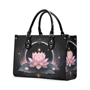 Bolso de flor de loto, bonito bolso cruzado, bonito bolso con asa superior, bolsos estilo gótico, bohemio, hippie.