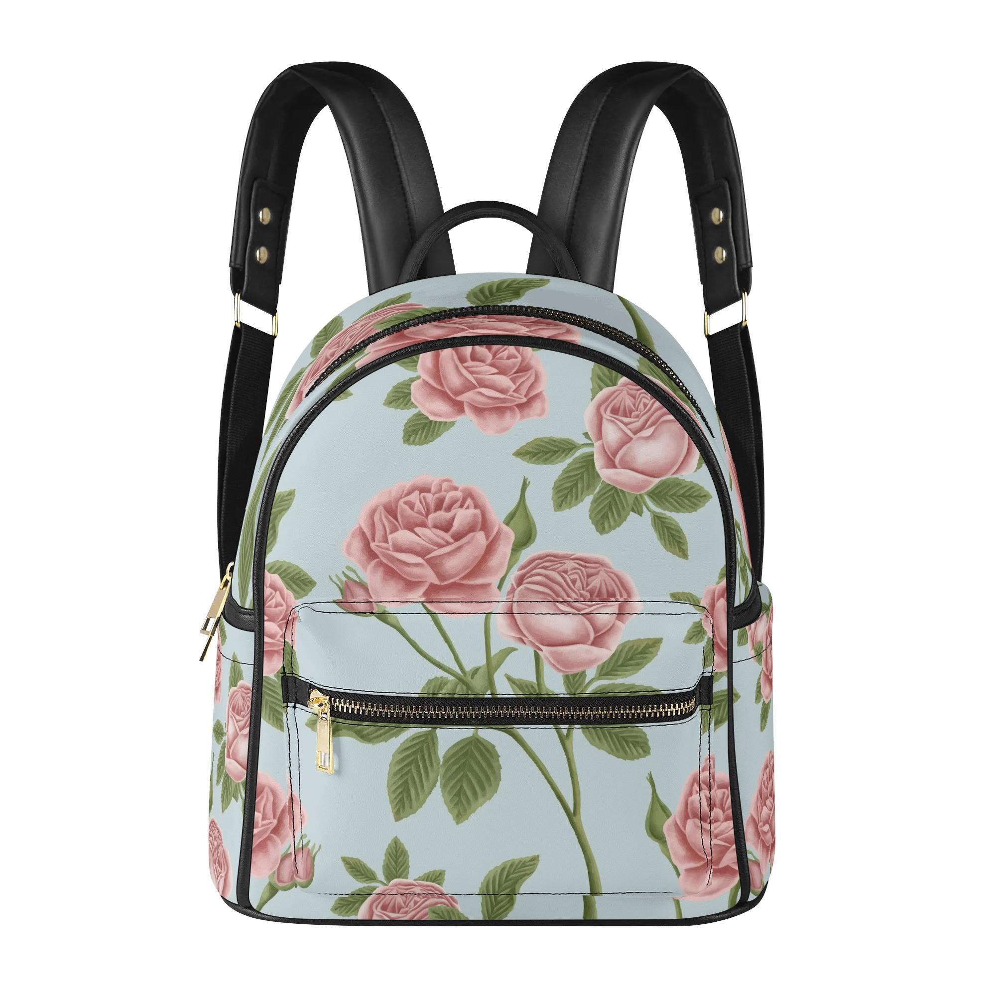 2145 Small Backpack Purse ,Soft Vegan Leather Roomy Backpacks,Designer PrettyPoketsSmallDiaperBagBack  main image 3