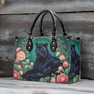 Dunkle Leopard Tasche Niedliche Crossbody Bag Einzigartige Geldbörse Süße Geldbörse, Luxus Tasche Vegan Ledertaschen Bedruckte Designer Tasche