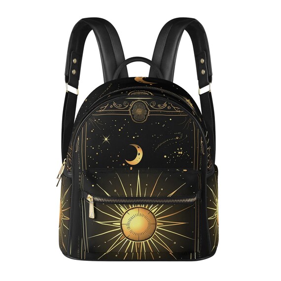 celestial mini backpack Cat grab items Magnetic closing Nike Futura Celestial Gold &