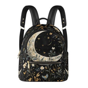 Croissant de lune sac à dos en cuir végétalien sac à dos en PU Mini sac à dos sacs mignons pour filles femmes sacs-cadeaux