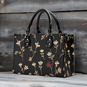 Bolso con estampado de estilo bordado minimalista, lindo bolso cruzado, bolso único, lindo bolso, bolso de lujo, bolsos de cuero vegano, bolso de diseñador estampado