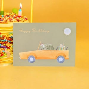 Cartão de Aniversário Tartaruga