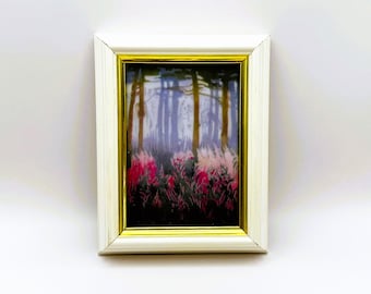 Diseño de azulejo artístico vintage noruego de porcelana Porsgrund de Jan Harr