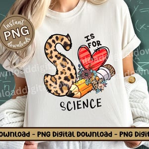 Archivo PNG de profesor de ciencias para educadores, sublimación de profesor con estampado de leopardo, gráfico de profesor de ciencias para la escuela secundaria, universidad, regreso a clases