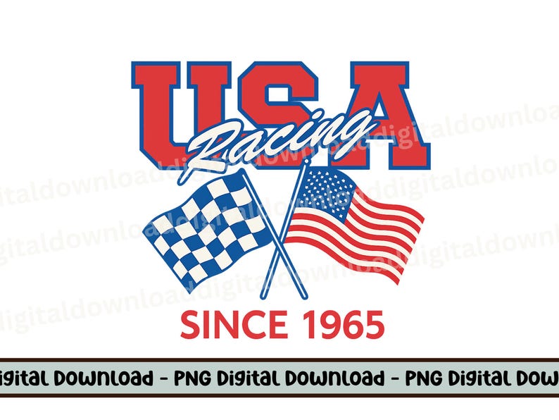 Usac Racing Flags USA Racing PNG: Vintage American Flag Clipart (printable Design) - Etsy