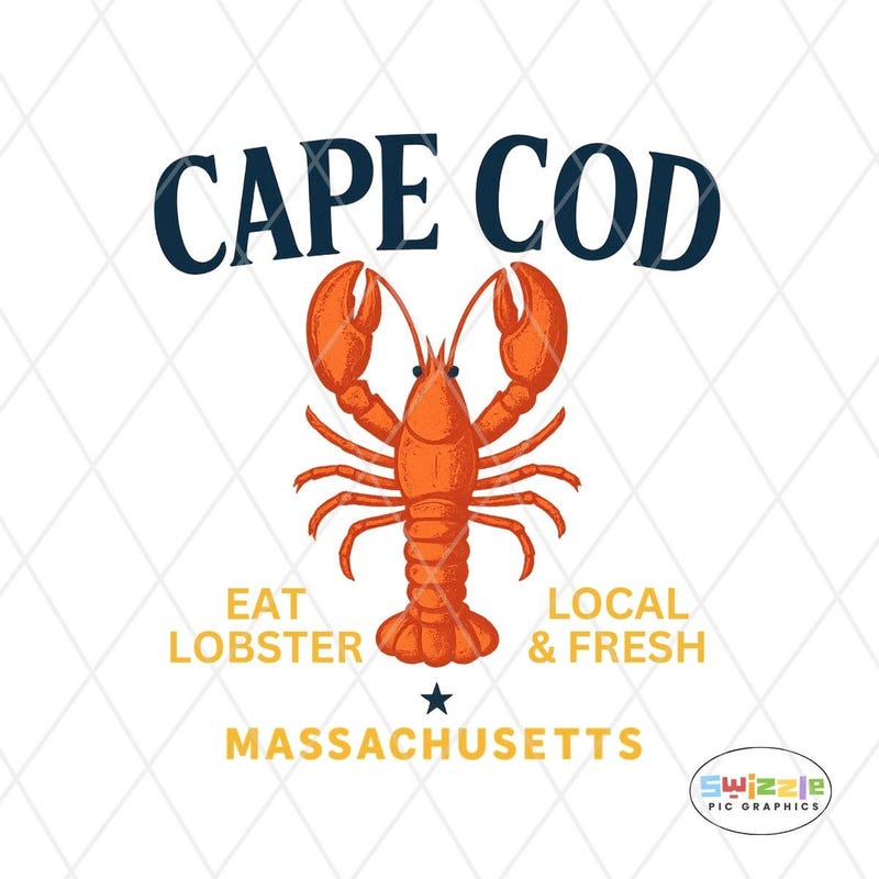 Simple Cape Cod Icon Cape Cod Template - Etsy