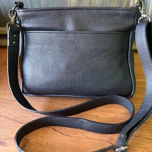 Bolso, Cartera Crossbody, cuero original, hecho a mano, múltiples compartimentos