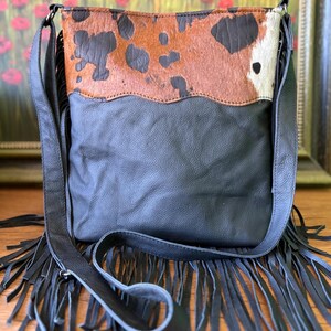 Bolso, Cartera Crossbody, cuero original,HOH, hecho a mano, unico
