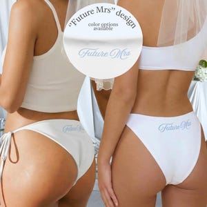 Future Mrs Bikini Bottom, Bride Bachelorette Swimsuit, Honeymoon Pool Party Outfit