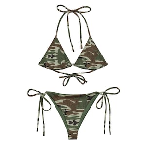 ビキニ [THEAIRTOWN] like camo bikini THEAIRTOWN】like camo bikini ☆ Camouflage Bikini Top