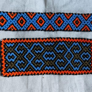 2-Pack Shipibo Beaded Bracelet | Statement piece | Capsule Wardrobe | Boho Jewerly | Witchy Bracelet | Hippie Bracelet