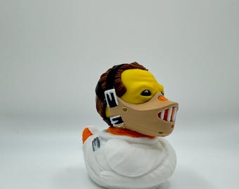 Hannibal Lecter Halloween Jeep Duck Figurine - Unique 3D Printed Collectible for Horror Fans