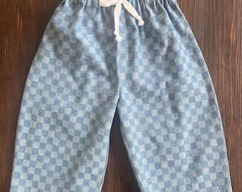 Toddler Wide-Leg Pants | 100% Cotton, Comfy Elastic Waist, Roomy Fit