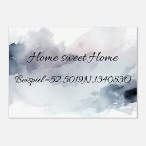 Personalized Home Sweet Home Poster – Modern Wall Art with Names | Housewarming Gift for Families