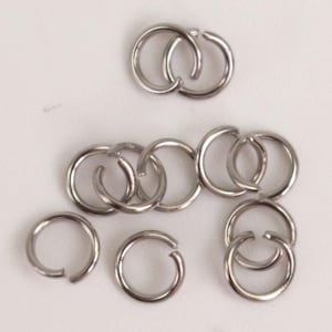 Jump RINGS 100 pcs of STAINLESS Steel Jump Rings Link Surgical Jumprings 3.5mm 24G Necklace Bracelet Wholesale Jump Rings Bulk Jumprings