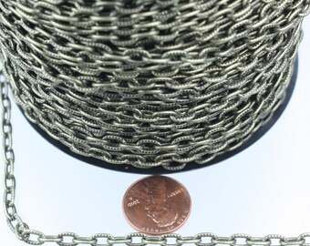 32ft Spool Of Gold Plated Round Cable Chain - 1.2mm X 1.5mm For Jewelry Making