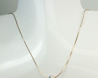Sterling Silver Girls .8mm Box Chain MASSACHUSETTS State Pendant Necklace