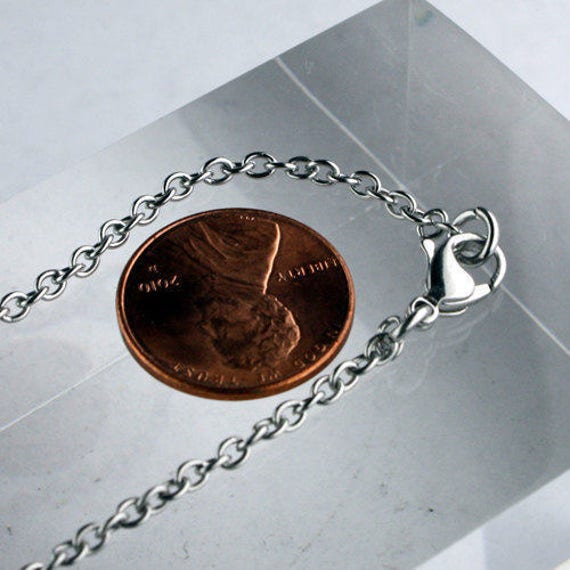 100 100 100 pièces d’acier inoxydable de la chaîne 18 pouces, prêt à porter chirurgical collier de chaîne de câble en acier inoxydable avec fermoir mousqueton - 18 pouces - 3x2.2mm 38888a 100 100 100 pièces d’acier inoxydable de la chaîne 18 pouces, prêt à porter chirurgical collier de chaîne de câble en acier inoxydable avec fermoir mousqueton - 18 pouces - 3x2.2mm 38888a