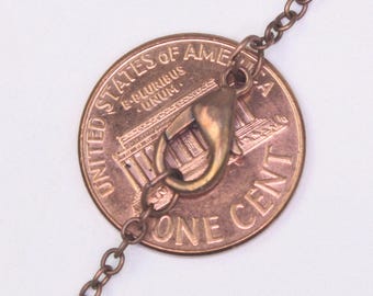 Chaîne de collier finition plaquée cuivre antique : chaîne à maillons soudés de 61 cm avec fermoir mousqueton