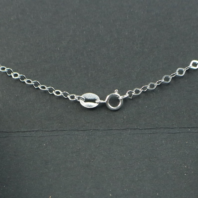 925 Sterling Silver Necklace Chain Bulk 16 Inch Flat Etsy