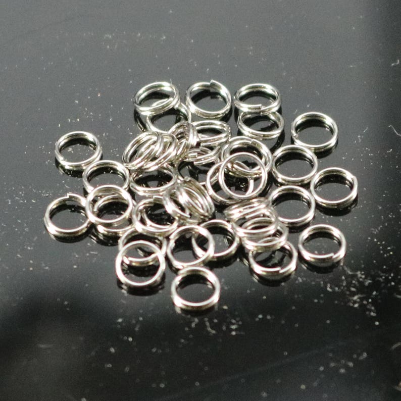 4mm 28G 28 gauge Stainless Steel Split Rings Thin Surgical | Etsy