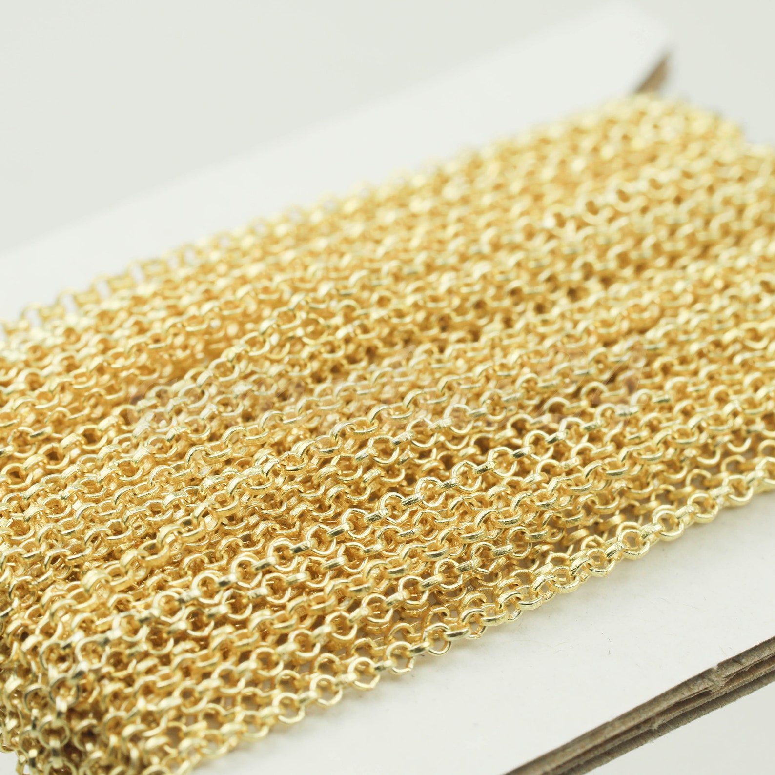 50 Feet TARNISH Resistant Tarnish FREE Anti Tarnished 18K Gold Etsy