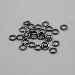 Jump RINGS 100 pcs of STAINLESS Steel Jump Rings Link Surgical Jumprings 3mm 22G 22 Gauge 0.6mm Bracelet Wholesale Jump Rings Bulk Jumprings