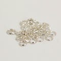 Sterling Silver Plated Jump Rings 4mm 21g - DIY Jewelry Connectors 200pcs - Wholesale Bulk Lot