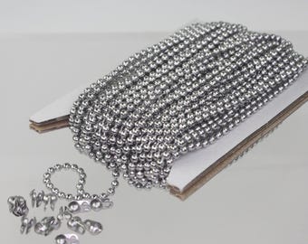 Kogelketting van chirurgisch roestvrij staal, 2,4 mm, 3 meter