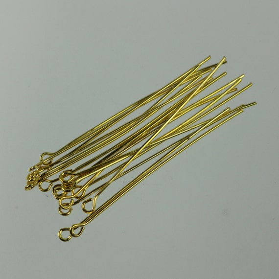 TWENTY 1.5/" .925 Sterling Silver 21 Gauge Headpins 20