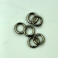 500 pcs 5mm Jump Rings - Gunmetal Jump Rings Jumprings Open 5x0.7mm 21 Gauge 21G Link Connector Open Jump Rings - 7x5mm