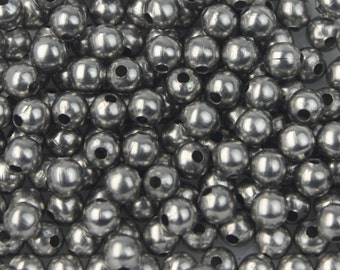 NEUE neue 100 Stk Edelstahl Runde Spacer Perlen - 3mm