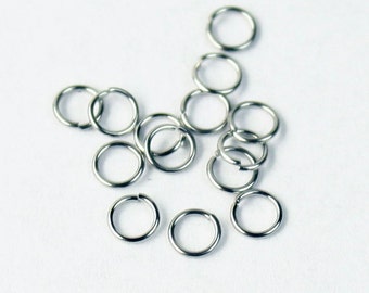 STAINLESS Steel Open Jump Ring, Jumpring - 100/300/500/1000 pcs Ready to Use Open Jump Rings - 2.5/3/3.5mm 26G 0.4mm Thickness - STJR