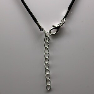 Cordino per collana in cotone compresso nero regolabile da 2,0 mm, 18-20 pollici, 10 pezzi - Confezione sfusa immagine 4
